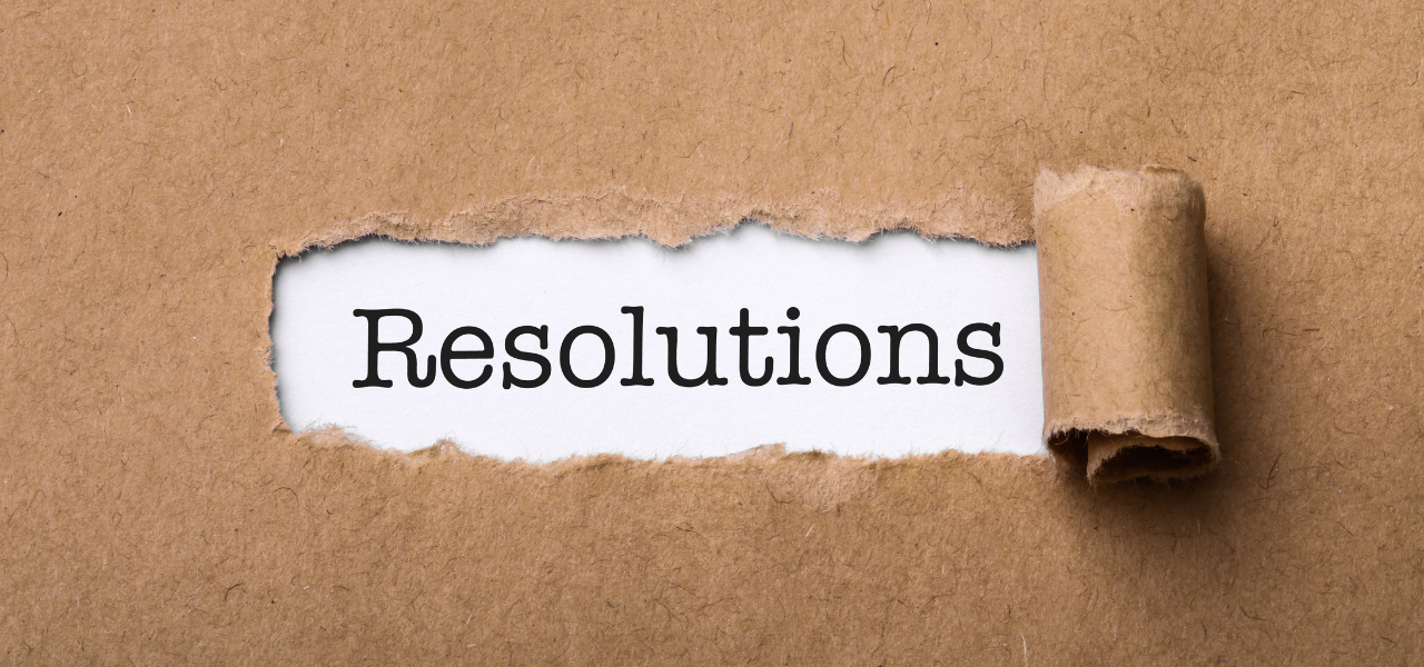 Les résolutions de la nouvelle année